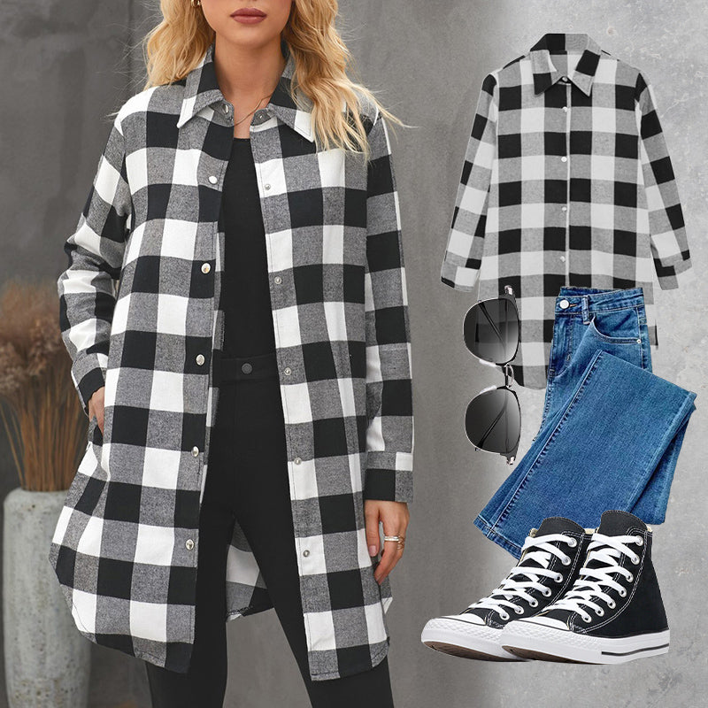 W&W Mode | Longline-Shirtjacke