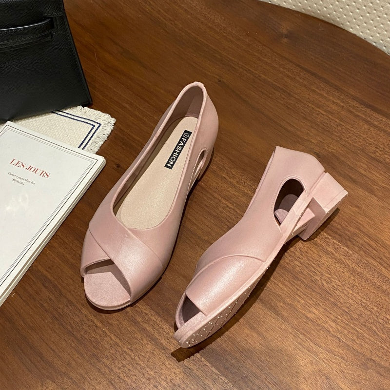Damen-Pumps mit Cut-out-Details