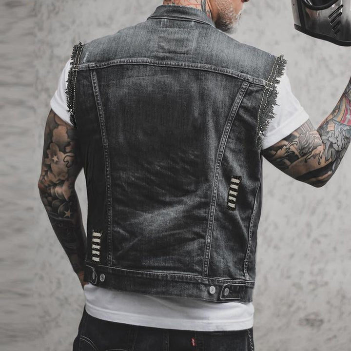 W&W Mode | Denim Weste Für Herren Lässig, Vielseitig & Komfortabel