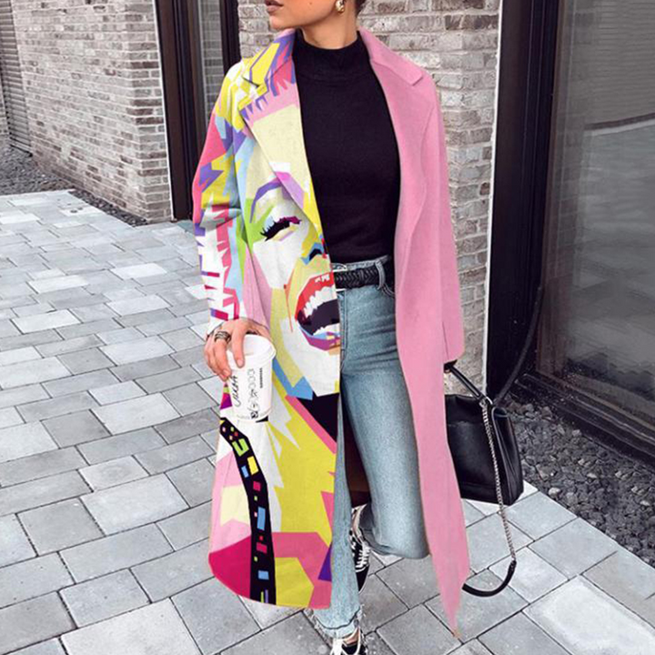 Langer Oversize-Trenchcoat für Damen