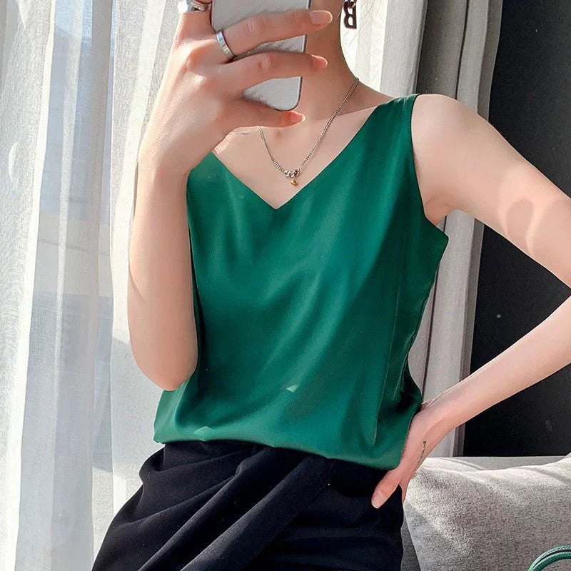 W&W Mode | Seidig Weiches Tanktop Für Damen
