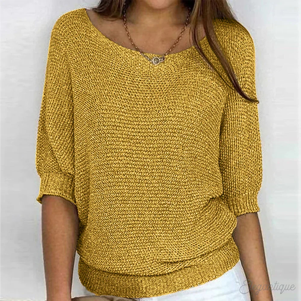 W&W Mode | Strick Lässig Damenpullover Bequemer Und Stylischer Pullover