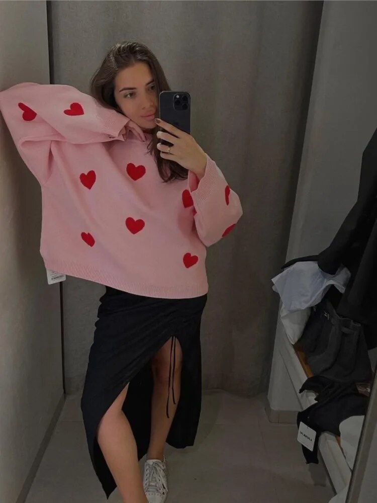 W&W Mode Pullover für Frauen - Love