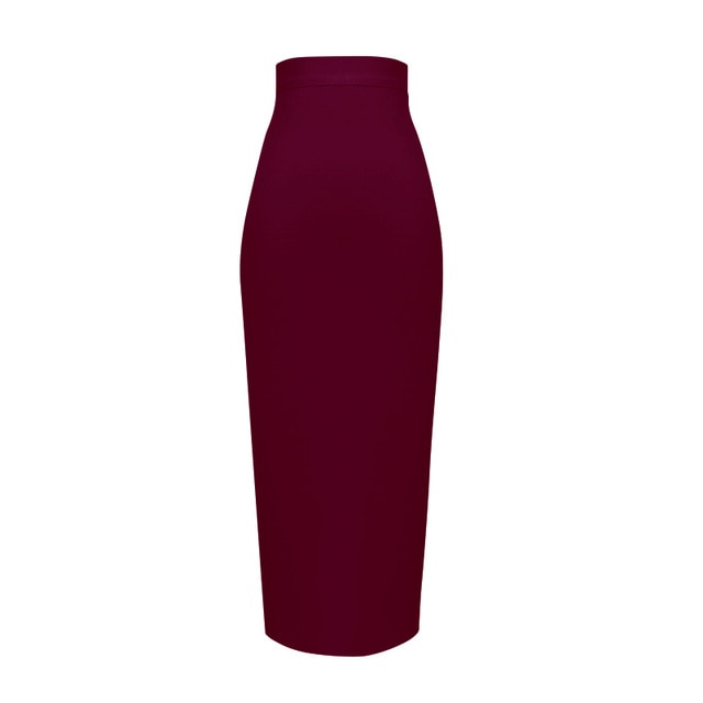 Damen Bleistiftrock aus Nylon und Spandex