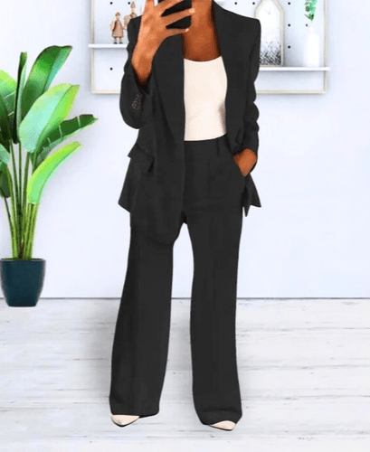 W&W Mode | Damen Blazer Bequem & Schick Blazer Satz Lässiges & Formelles Outfit