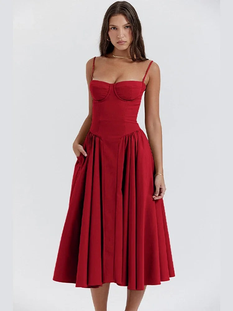 W&W Mode | Elegantes ärmelloses Kleid