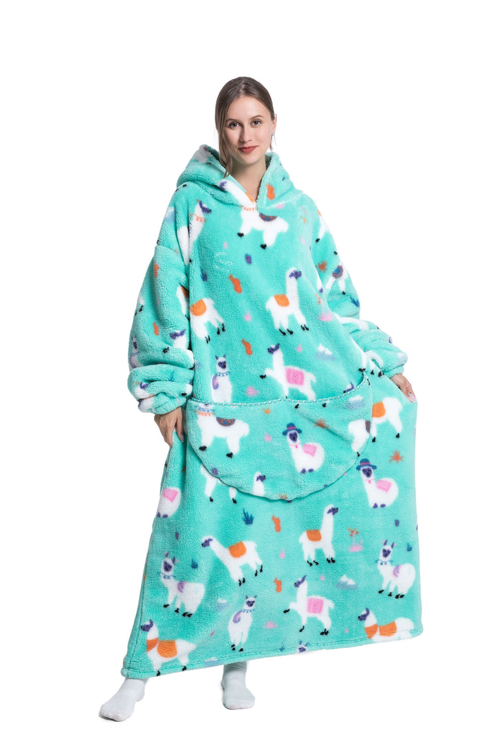 W&W Mode | Fleece Hoodie Decke Für Den WINTER