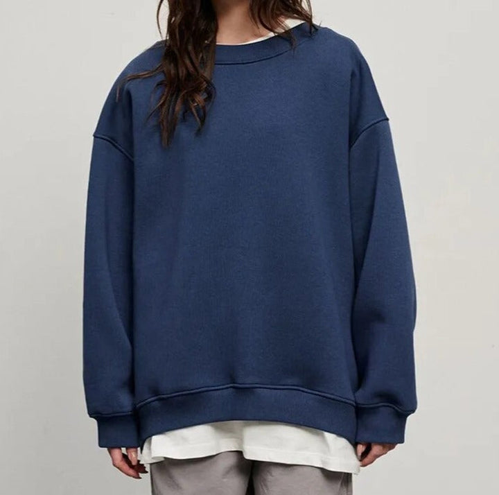 W&W Mode - Basic-Pullover in Übergröße