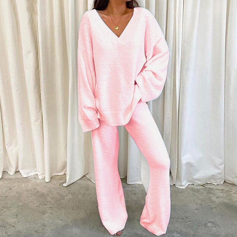 W&W Mode Twinset | Komfortables, modisches Oversized-Jogging-Set für Damen