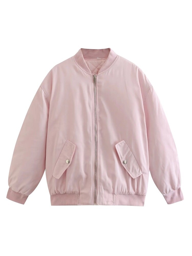 Damen Oversized-Bomberjacke für kühle Tage