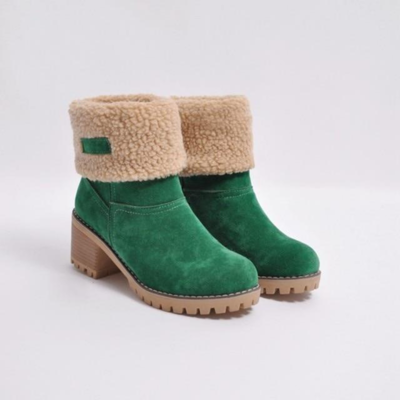 W&W Mode | Elegante Winter Stiefel mit Absatz für Frauen