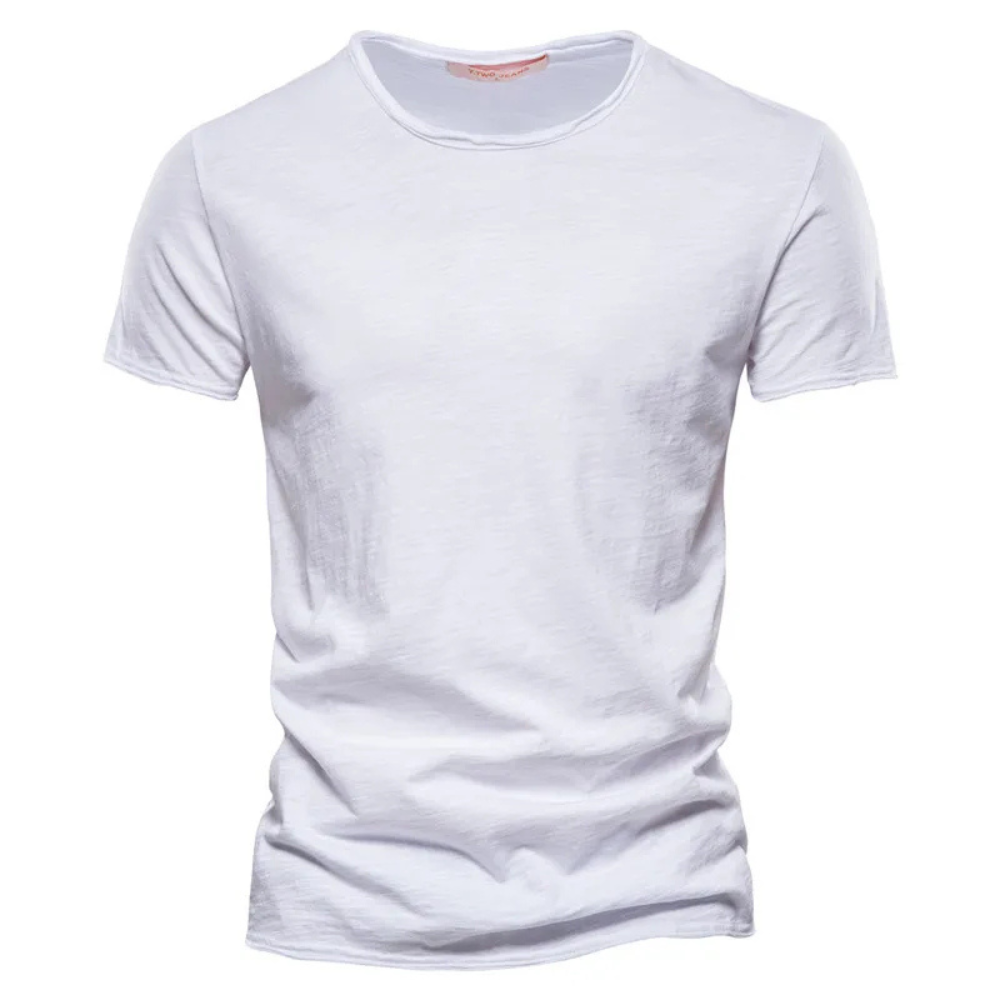 W&W Mode | T-shirt Weiß Herren Slim Fit