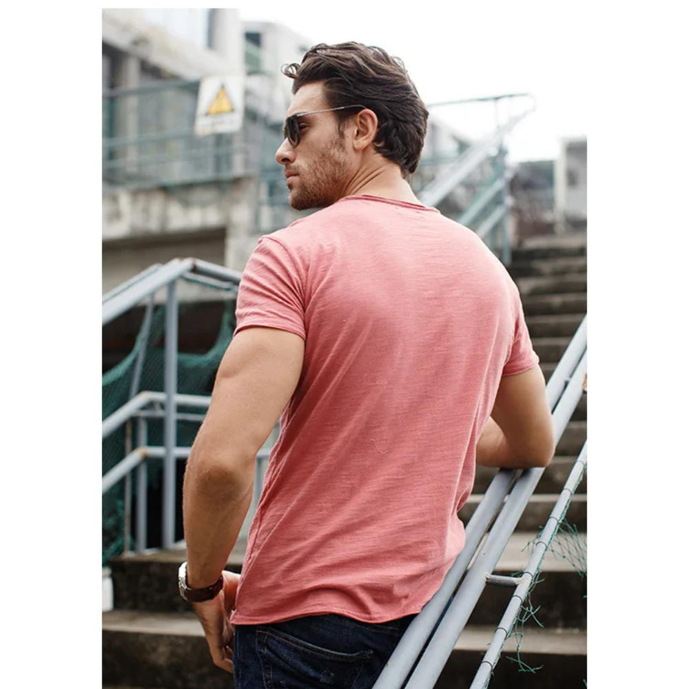 W&W Mode | T-shirt Weiß Herren Slim Fit