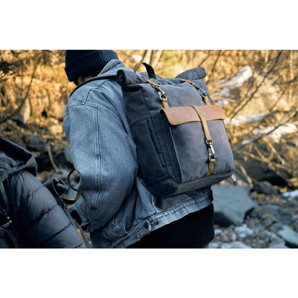 W&W Mode | Retro Canvas Rucksack Zeitlos Und Nachhaltig Robuster Rucksack