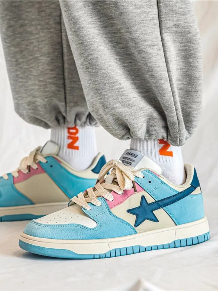 W&W Mode | Unisex Skateboard Star Sneakers