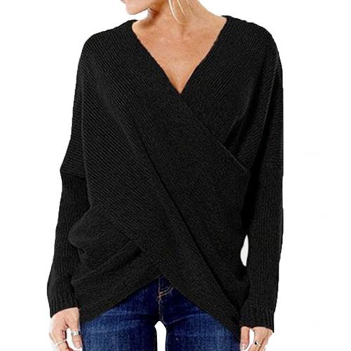 W&W Mode | Damen Pullover mit Kreuzdetail