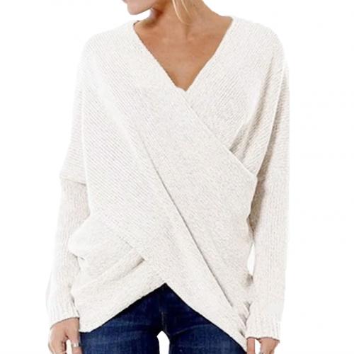 W&W Mode | Damen Pullover mit Kreuzdetail
