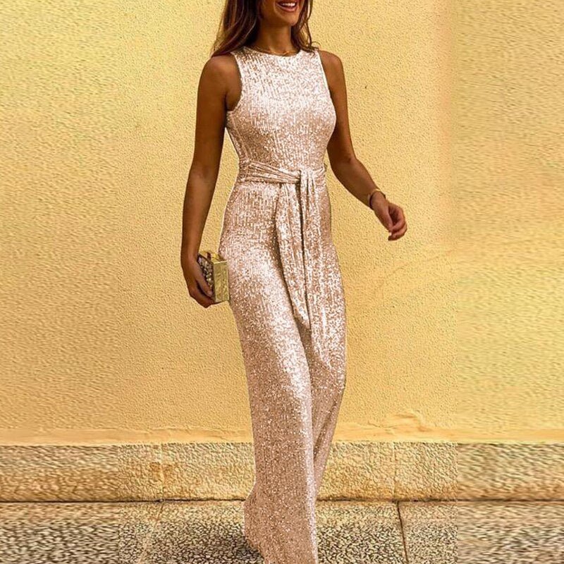 W&W Mode | Schlichter Glitzer-Overall