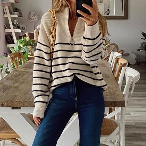 W&W Mode  Pullover mit Reißverschluss