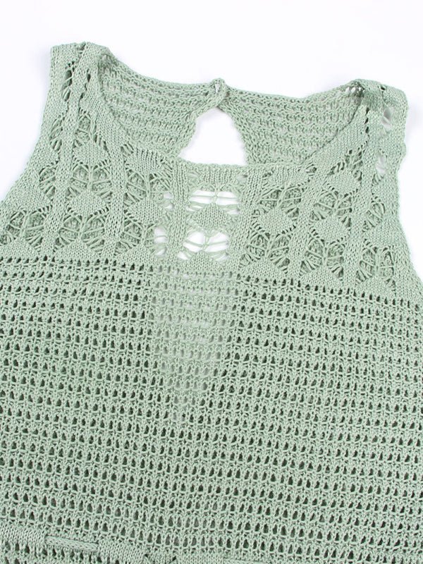 W&W Mode | Damen Bikinioberteil Hohes Spitze Quaste Badeanzug Mantel Strand Lange Kleid