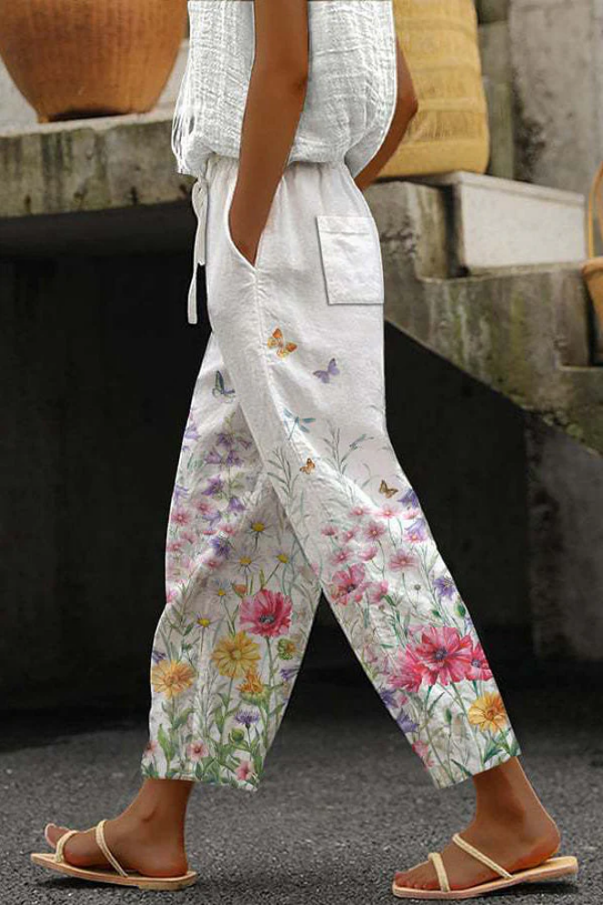 W&W Mode | Lässig Unique Printed Button Pocket Pants