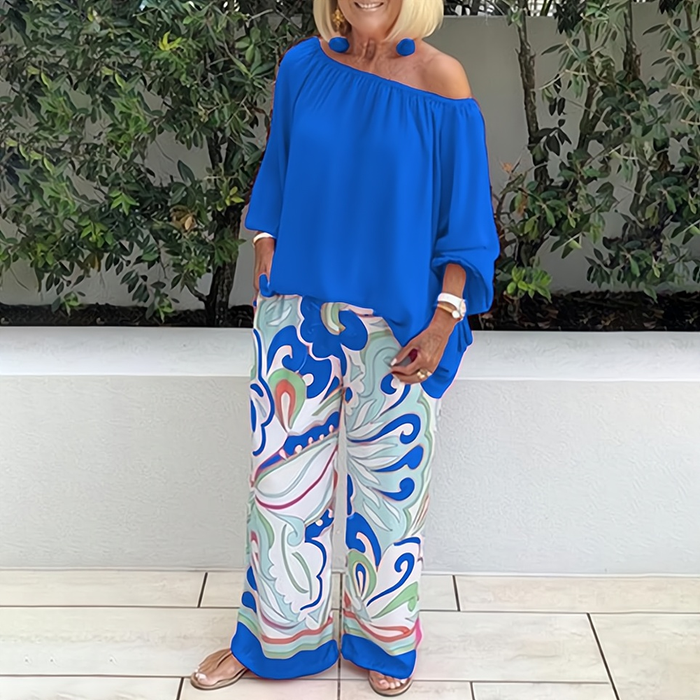 W&W Mode | Bluse und Hose Set | Elegantes und Bequemes Zweiteiliges Outfit