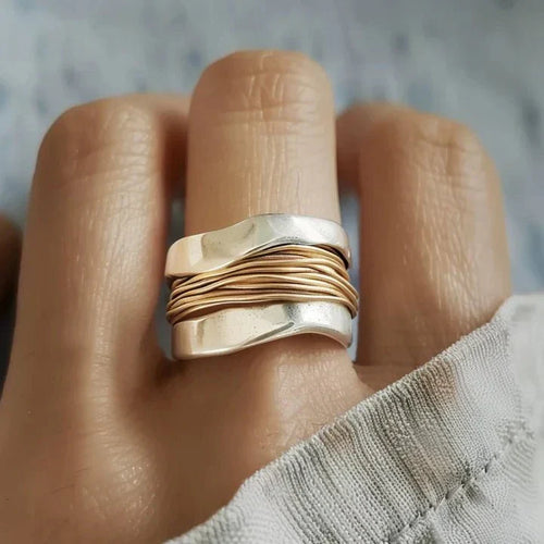 W&W Mode | Ring Mit Goldfaden